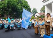 Gubernur Banten Andra Soni Lepas Kirab Bangga Kencana 2025