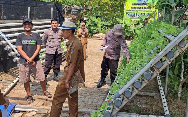 Dukung Asta Cita Presiden RI, Polres Serang Banten Ikut Lomba Pekarangan Pangan Bergizi