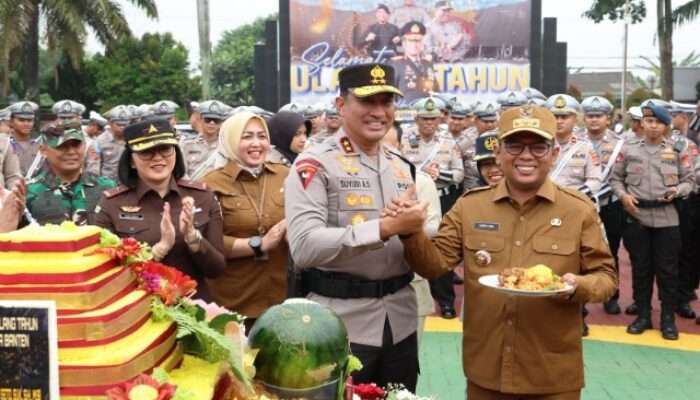 Polda Banten Gelar Apel Pasukan Operasi Patuh Maung Tahun 2025 Dihadiri Gubernur Andra Soni