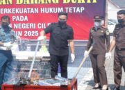 Wali Kota Robinsar Hadiri Pemusnahan Rokok Ilegal Senilai Rp 17 Miliar di Kejari Cilegon