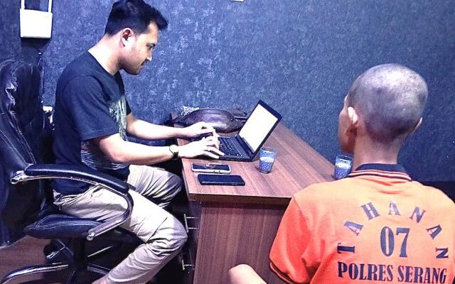 Pekerja Katering Nyambi Jual Obat Keras Diringkus Unit Satnarkoba Polres Serang Banten