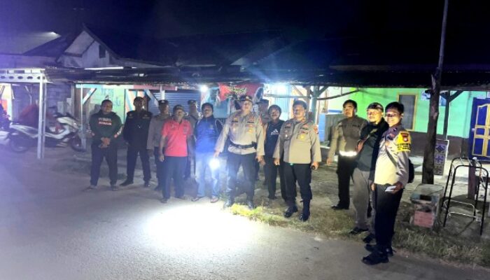 Antisipasi Aksi Kriminalitas, Polsek Sukatani bersama Polsek Tambelang Gelar Patroli Gabungan