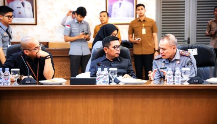 Gubernur Andra Soni Terima Kunjungan Kakanwil Kemenkum dan KemenHAM Provinsi Banten