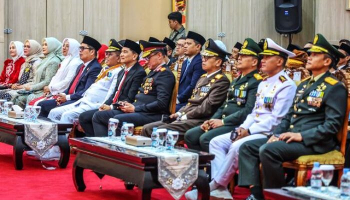 Gubernur Andra Soni dan Forkopimda Banten Ikuti Upacara Detik-Detik Proklamasi Kemerdekaan RI Ke – 80 Secara Daring