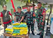 Koramil 13/Kedungwaringin Kodim 0509 Kabupaten Bekasi Gelar GPM Sediakan Beras Murah