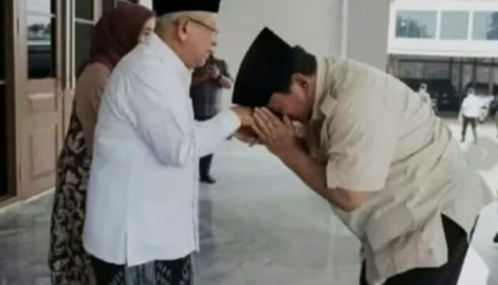 Presiden Prabowo Subianto Sambangi Wakil Presiden RI ke-13 Ma’ruf Amin di Depok