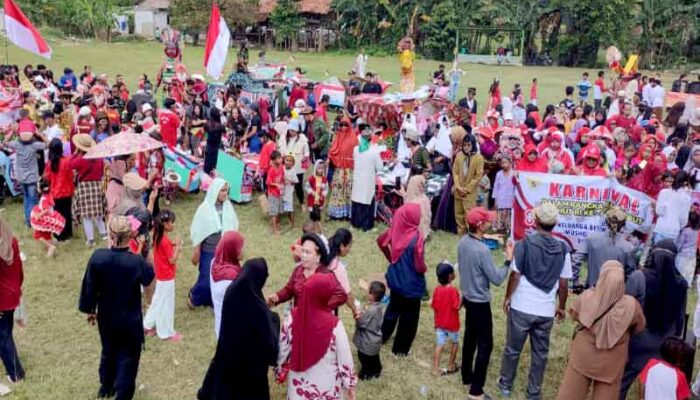 Semarak Karnaval Desa Bojongsari Sambut HUT RI ke-80: Parade Busana Khas dan Lomba Hias Penuh Kreativitas