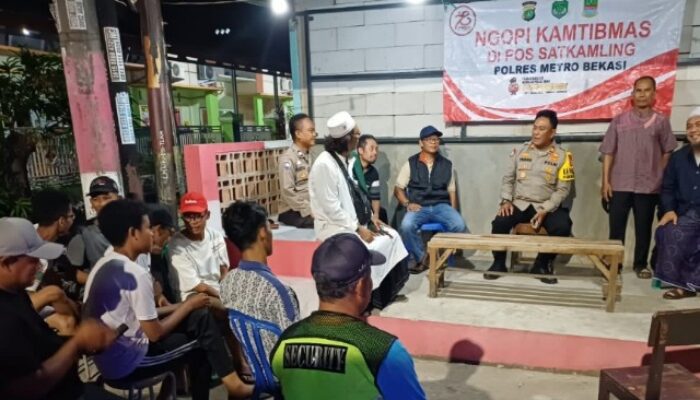 Ngopi Kamtibmas Polsek Kedungwaringin, Jalin Sinergitas Kepolisian dengan Tokoh Agama dan Masyarakat