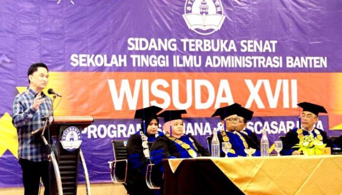 Hadiri Wisuda STIA Banten, Wagub Banten Dimyati Paparkan Arti Wisuda