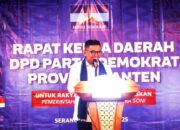 Gubernur Andra Soni Hadiri Pembukaan Rakerda Partai Demokrat Provinsi Banten