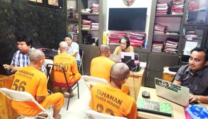 Lakukan Pengrusakan di PT BMG Serang Banten, Mantan Sekuriti bersama 3 Preman Diringkus Polisi