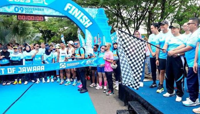 Dilepas Gubernur Andra Soni, Lomba Lari Ekbispar Banten 5K 2025 Diikuti Wakil Wali Kota Serang dan Komandan Grup 1 Kopassus