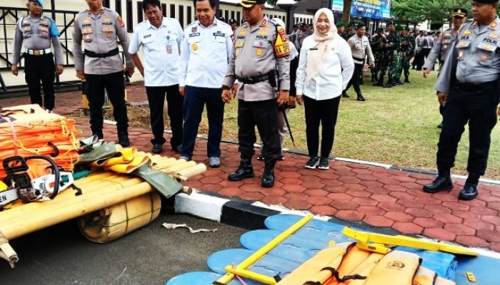 Apel Tanggap Darurat Bencana Hidrometeorologi, Kapolres Serang: Jaga Sinergisitas, Jangan Ada yang Merasa Paling Dominan