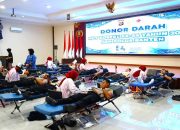 ASN Polda Banten Gelar Donor Darah Memperingati HUT Korpri ke-54