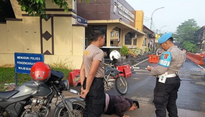 Imbangan Operasi Zebra Maung 2025, Propam Polres Serang Banten Gelar Gaktibplin Seluruh Personel