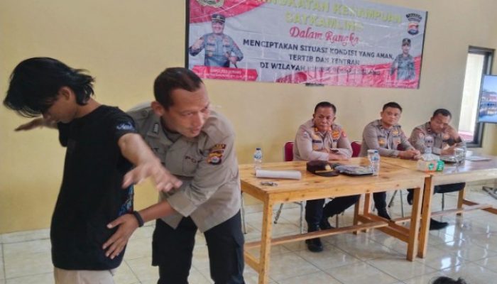 Satbinmas Polres Serang Polda Banten, Gelar Pelatihan Peningkatan Kemampuan Satkamling