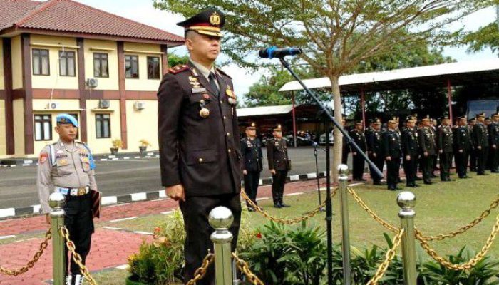 Pimpin Upacara Hari Pahlawan ke-80, Waka Polres Serang Banten Sampaikan Pesan Mensos RI