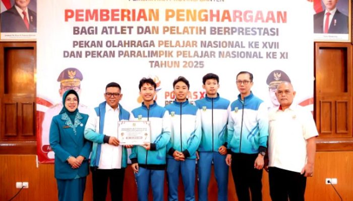 Tembus 5 Besar Popnas 2025, Atlet dan Pelatih Banten Dapat Penghargaan dan Bonus