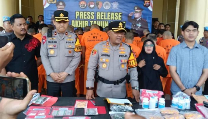 Tutup Tahun 2025, Polres Serang Banten Gelar Release Capaian Kinerja