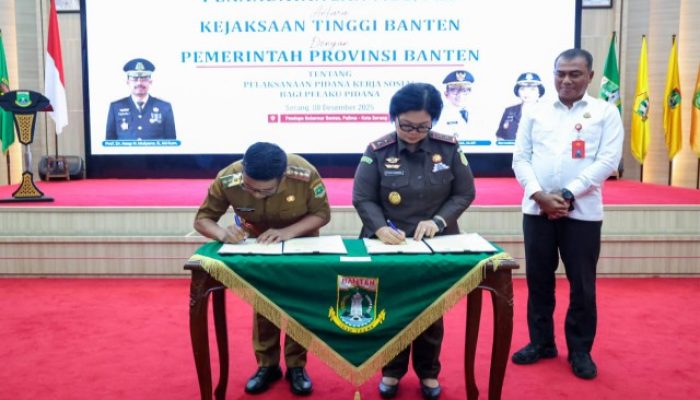 Sambut KUHP Baru, Pemprov dan Kejati Banten Sepakati Implementasi Pidana Kerja Sosial