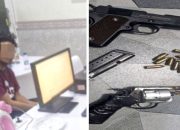 Ditresnarkoba Polda Banten Ringkus Pelaku Pemilik dan Pengedar Sabu, Berikut 2 Pucuk Senjata Api