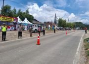 Polres Serang Banten Lakukan Penyekatan Truk Tambang Langgar Jam Operasional