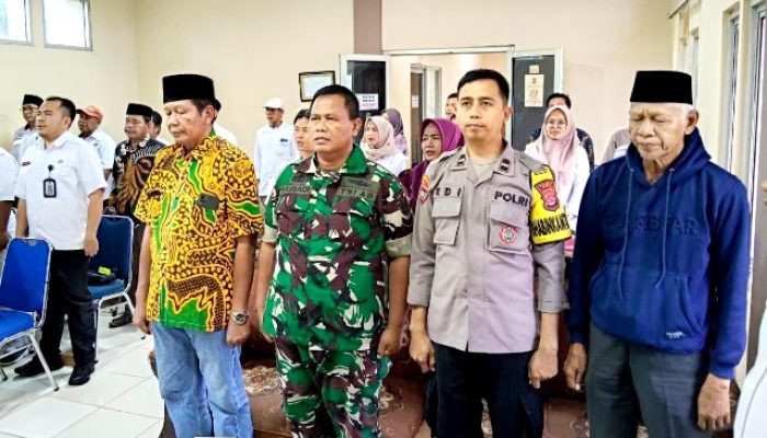 Bhabinkamtibmas Polsek Ciwandan Cilegon, Sampaikan Pesan Kamtibmas Dalam Rapat Musrenbang Kelurahan