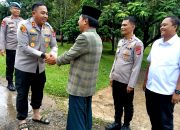 Hari Pertama Bertugas Sebagai Kapolres Serang, Andri Kurniawan Silaturahmi ke Ponpes