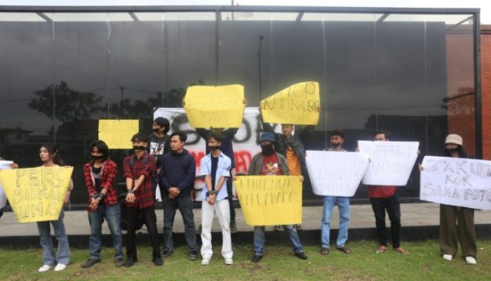 Di Hari Penutupan HPN 2026, Puluhan Wartawan Banten Aksi Unjuk Rasa Kecam di Banten Masih Ada Kriminalisasi