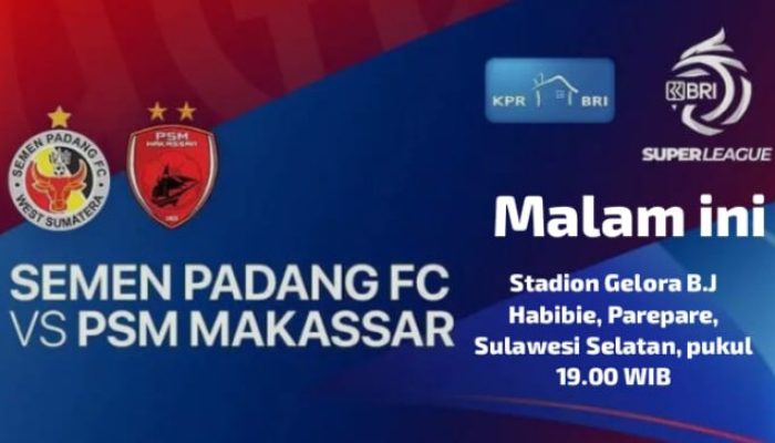 Setelah Imbang dari Bali United, Malam Ini Semen Padang Akan Bermain Dikandang PSM Makassar