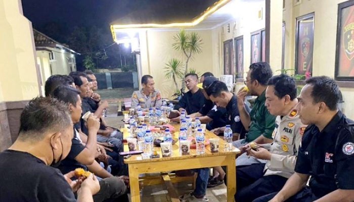 Kapolsek Cikande Gelar Ngariung dengan Komunitas Ojek Online, Ajak Bersinergi Jaga Kamtibmas