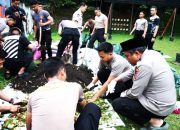 Biro SDM Polda Jabar, Sulap Limbah Kantin Jadi Kompos Jagung dan Ramah Lingkungan
