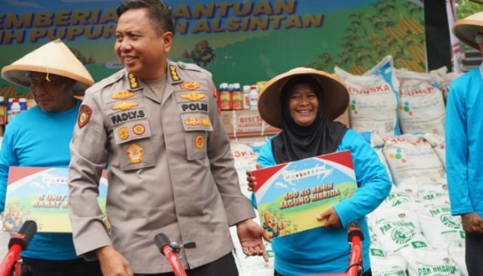 Polda Jabar Tancap Gas Program Ketapang Tanam Uwi Ungu dan Jagung 2000 Hektare