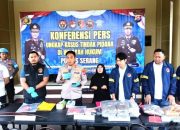 Polres Serang Banten Amankan 14 Kg Ganja dan 120 Gram Sabu Sepanjang Januari 2026