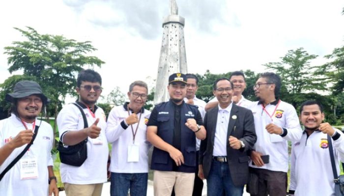 Monumen SMSI di Cilegon Banten Diresmikan Walikota Robinsar