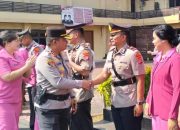 Kapolres Cilegon Banten Pimpin Sertijab Tiga Kapolsek, IPTU Bobi Nainggolan Jabat KSKP Banten