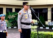 Pimpin Upacara Kenaikan Pangkat , Kapolres Cilegon Apresiasi Dedikasi 35 Tahun Pengabdian Personel
