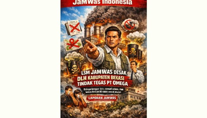 Diduga Lakukan Pelanggaran Lingkungan, DLH Pemkab Bekasi Didesak Tindak Tegas PT Omega Industri Indo