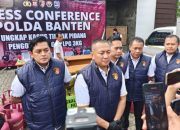 Polda Banten Ringkus Pelaku Praktik Ilegal Pemindahan LPG Bersubsidi