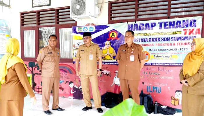 Plt Sekda Kota Cilegon Ahmad Aziz Monitoring TKA di SDN Sumampir