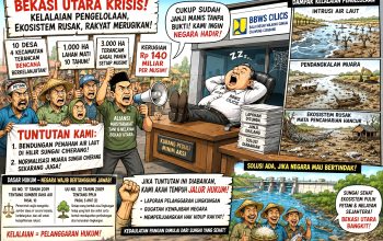 Petani Bekasi Utara Geruduk BBWS Cilicis, Tuntut Solusi Permanen Atas Krisis Intrusi Air Laut