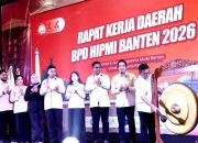Buka Rakerda HIPMI Banten, Gubernur Andra Soni Minta Pengusaha Aktif Bangun Ekonomi Daerah