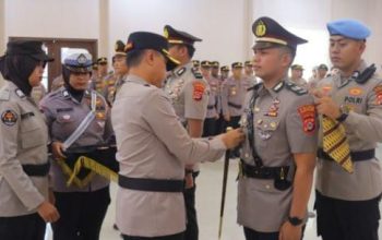Kasat Lantas Polres Pandeglang Resmi Dijabat Lulusan AKPOL 2017, Kapolres Apresiasi 