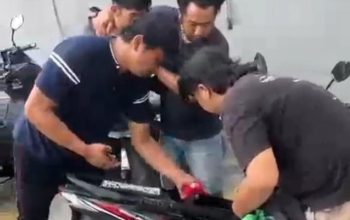 Tim Resmob Polres Serang Banten Ringkus Dua Pelaku Curanmor yang Bersenpi