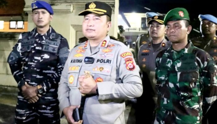 Kapolres Cilegon dan Unsur Forkopimda Sambut 603 Massa Buruh Kembali dengan Selamat