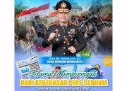 Kapolda Banten Sampaikan Ucapan Selamat Hari Kebebasan Pers Sedunia