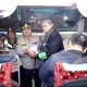 Kapolres Cilegon dan Unsur Forkopimda Melepas 13 Armada Bus Buruh ke Jakarta