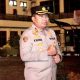 Pimpin Apel, Kapolres Cilegon Pastikan  Pengamanan Maksimal Perjalanan Serikat Buruh menuju Monas Jakarta