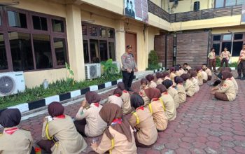 Kasat Binmas Polres Cilegon Tanamkan Disiplin dan Motivasi Jelang Diklatsar Saka Bhayangkara
