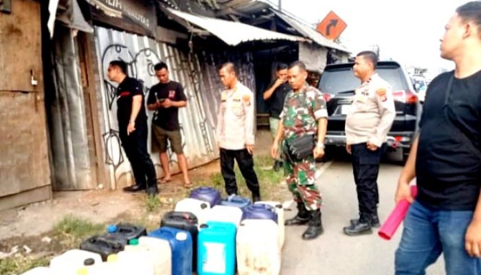 Geruduk Lapo Tuak, Polsek Cikande Serang Banten Amankan 635 Liter Minuman Tradisional